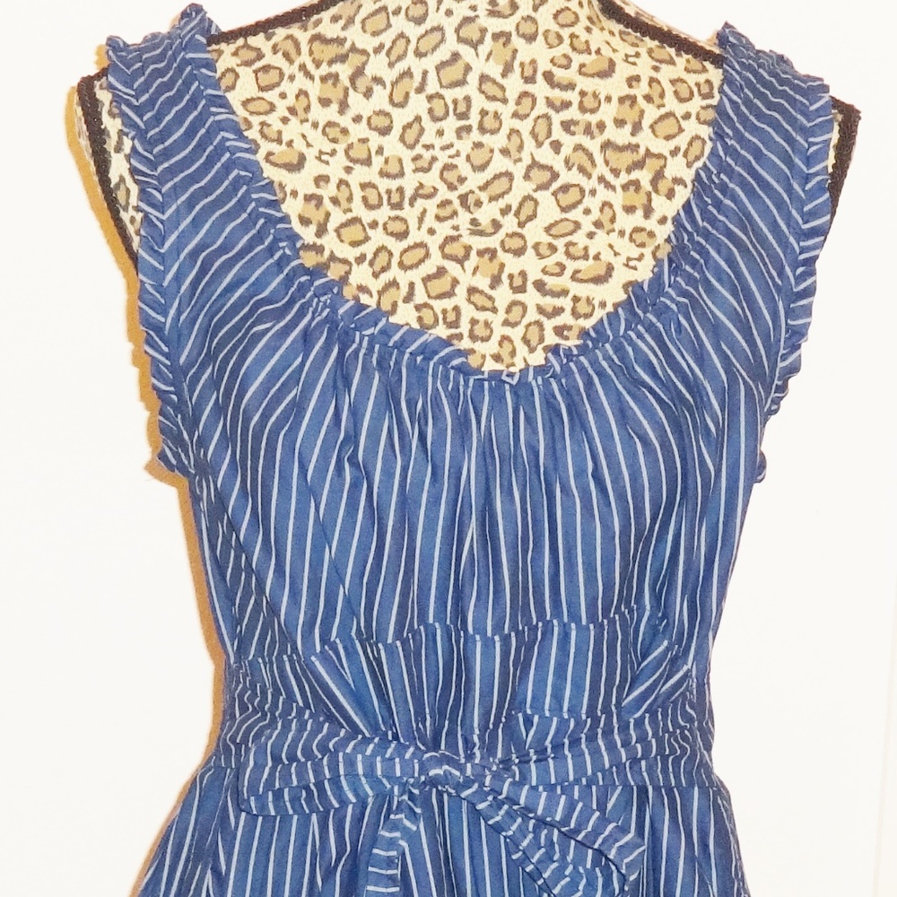 Converse dark blue and white skater dress